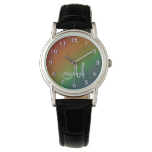 Montre Rainbow Ombre   Tête colorée en gras - Indicateur 