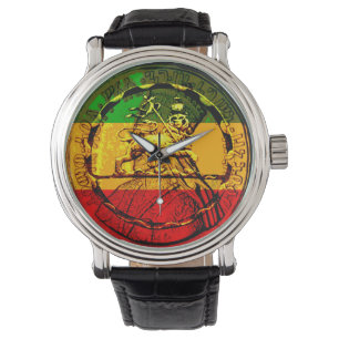 Montre Rasta Lion de Juda Regarder les dessins Assortis