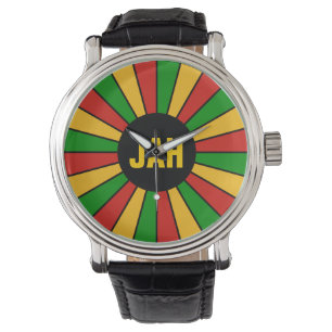 Montre RASTAFARI BOUTON DRAGON RAYS + votre signe ou votr