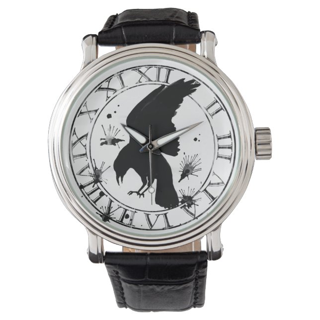 Montre Raven Nevermore (devant)