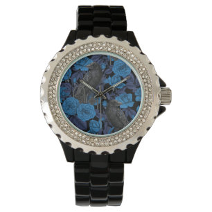Montre Ravins et roses bleus
