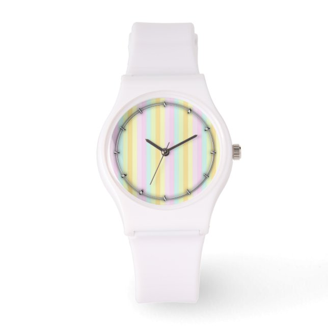 Montre Rayures verticales de pastels (Recto)