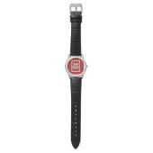 Montre Rectangle double bonheur Mariage chinois classique (Plat)