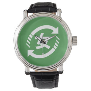 Montre Recycler les filles japonaises   SYMBOLE Kanji Nih