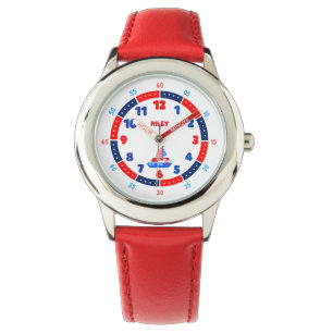 Montre Red Boat Kids Learning Watch Guide horaire et mi