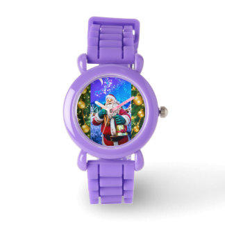 Montre Red Christmas Santa Claus In Winter eWatch