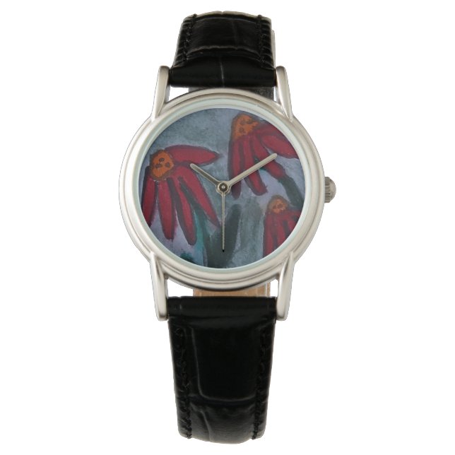Montre Red Daisies Watch (devant)