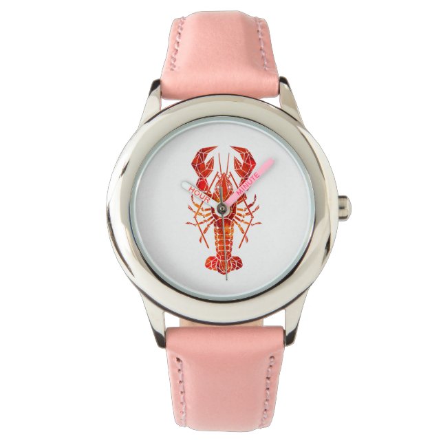 Montre Red polygonal lobster (devant)