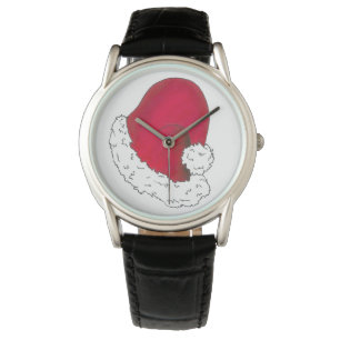 Montre Red Santa Claus Casquette Joyeux Noël Noël Noël Ve