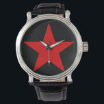 MONTRE RED STAR<br><div class="desc">Une étoile rouge, cinq pointes et remplie ( ), est un symbole important souvent associé à l'idéologie communiste, notamment en combinaison avec le marteau et la faucille. Il a été largement utilisé dans les drapeaux, les emblèmes de l'État, les monuments, les ornements et les logos. Red Star est aussi le...</div>