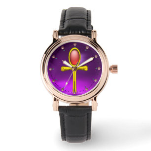 Montre RED TALISMAN, Ruby Gemstones, Purple
