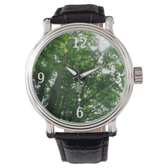 Montre Regard sur les arbres d'été (devant)