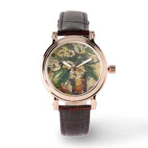 Montre Regarder Ann Hayes Peindre Fleurs Jaunes