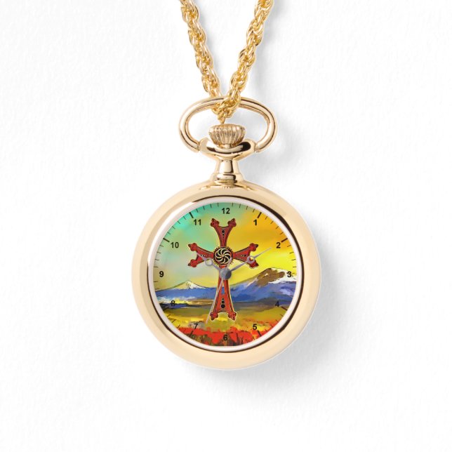 Montre Regarder la croix arménienne (Recto)