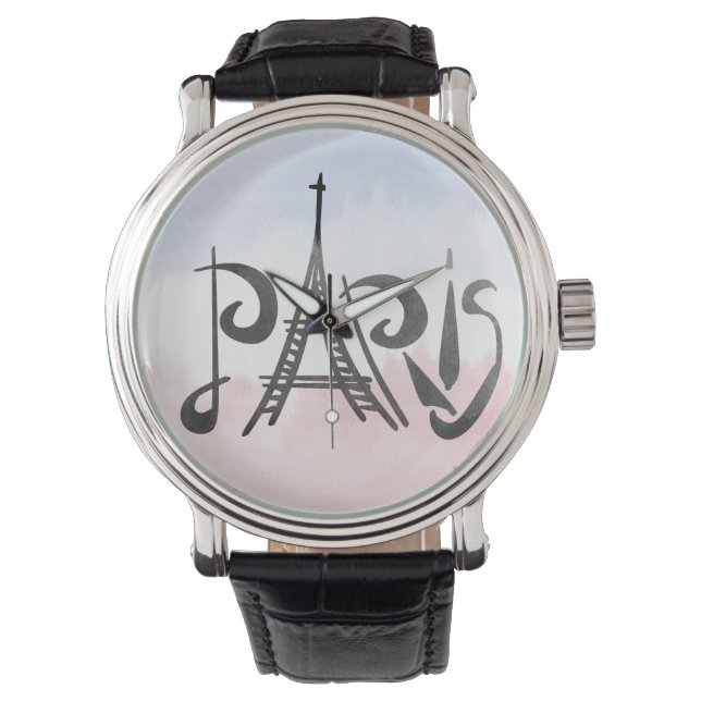 Montre Regarder le logo de Paris (devant)