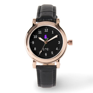 Montre Regarder le Rose violet