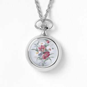 Montre Regarder Le STYLE FLEURIER DES FEMMES À COUCHER