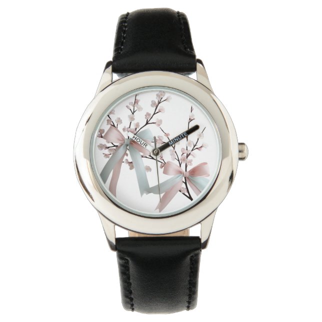 Montre Regarder les enfants - Cherry Blossom Pastel Bow F (devant)