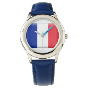 Montre Regarder les enfants du drapeau français