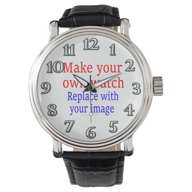 Montre Regarder les numéros de numérotation (devant)