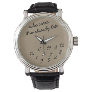 Montre Regarder toujours en retard
