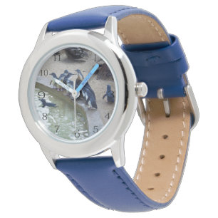 Montre Relais de pingouin : Équipe de natation de pingoui