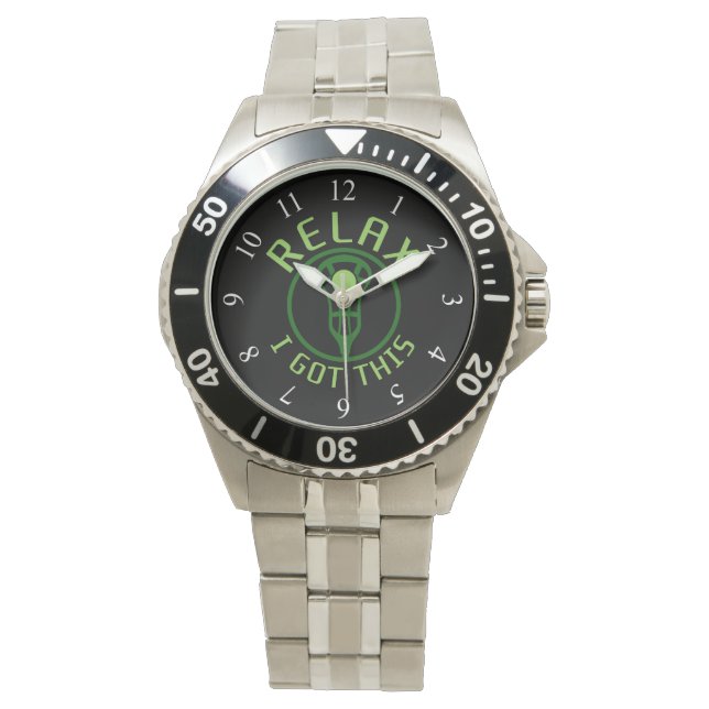 Montre ReLAX J'Ai Cette Lacrosse Wrist Watch (devant)