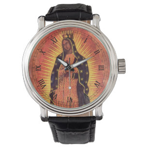 Montre Religion vintage Vierge Marie Notre-Dame de Guadal
