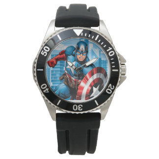 MONTRE RELOGIO DE PULSO CAPITAO AMERICA