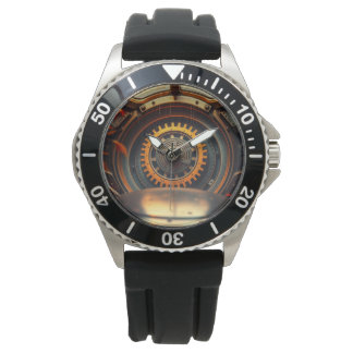 Montre Reloj de pulsera con diseño mecánico.