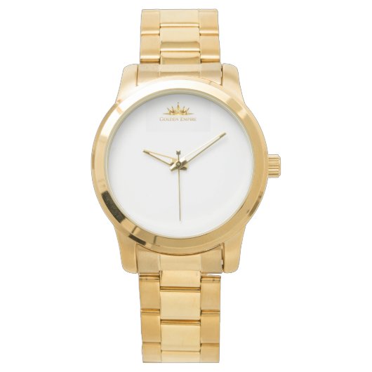 Montre reloj dorado personalizado (devant)