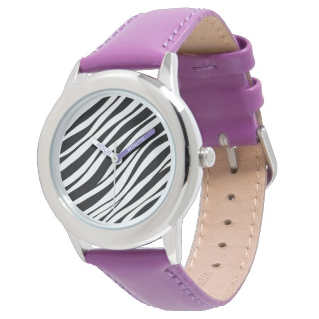 Montre Reloj en forma de cebra para niñas (Incliné)