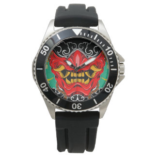 Montre Reloj hannya mask 