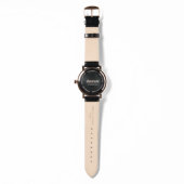 Montre Reloj personalizado pulsera de piel (Verso)