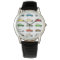 Reloj Redondo Grande Babero Bolso De Tela Camiseta