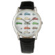 Reloj Redondo Grande Babero Bolso De Tela Camiseta