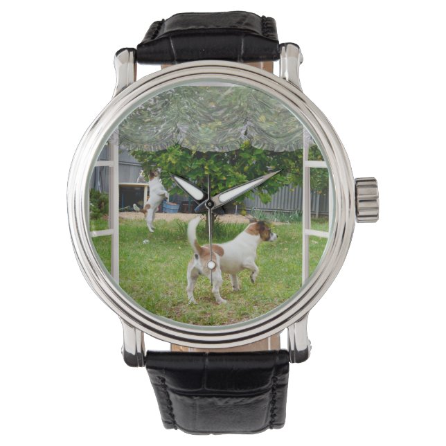 Montre Renard Terriers À La Découverte Du Jardin, (devant)