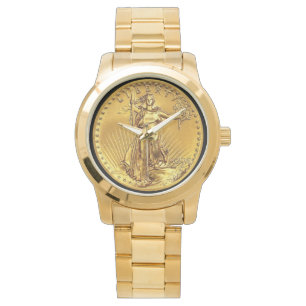 Montre République américaine pièce d'or de 20 $ St.Gauden
