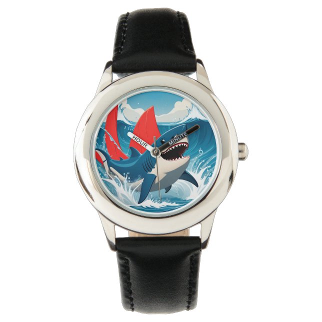 Montre Requin dans l'océan (devant)