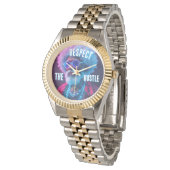 Montre Respect the hustle  (Incliné)