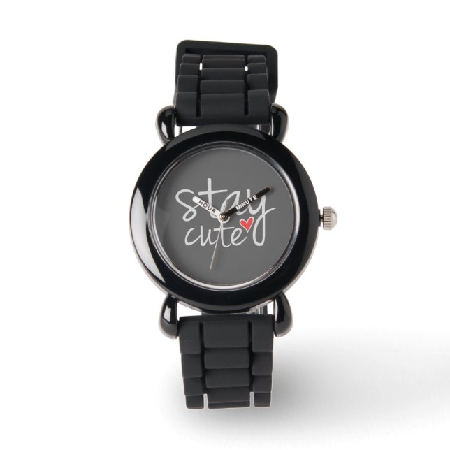Montre Reste mignonne, Gris (Recto)