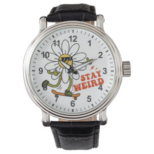 Montre Restez bizarre Skateboard Daisy