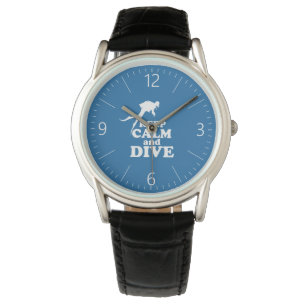 Montre Restez calme et plongez