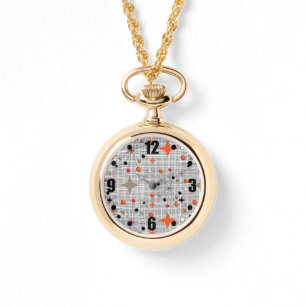 Montre Retro Atomic Starburst Design Watch