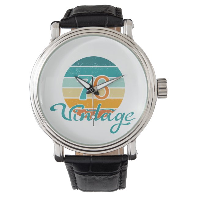 Montre Retro Sunset 76 Vintage (devant)