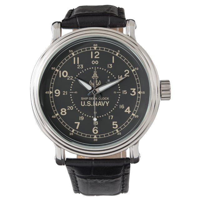Montre Retro U.S. NAVY Clock imitation (devant)