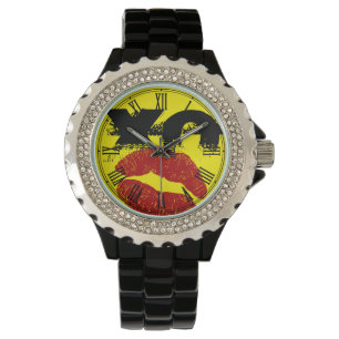 Montre rétro XO XO embrasse-moi / Mode pour fête a