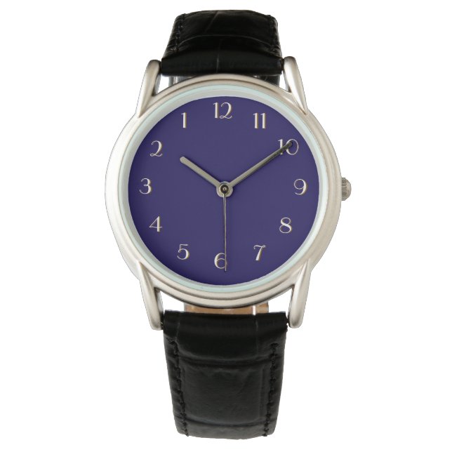 Montre rétrograde True Blue (devant)