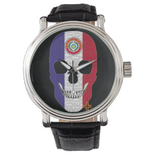 Montre REUNIONES Paraguay reloj homa correa cuero
