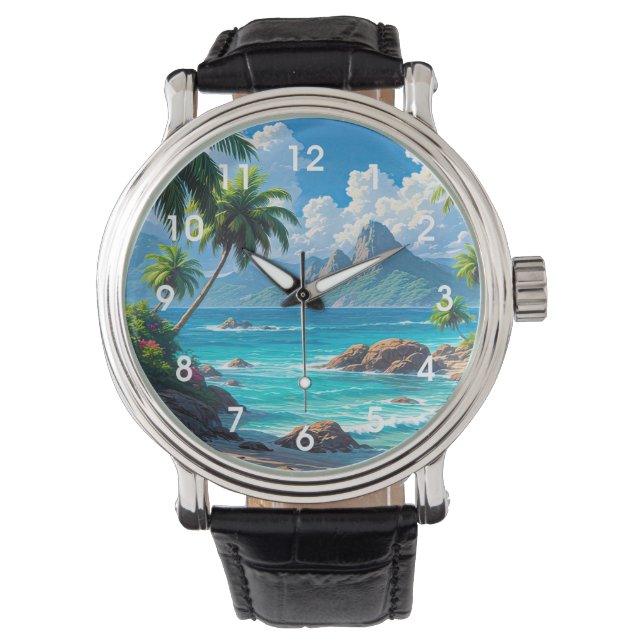 Montre Rêve, Paradis Tropical, (devant)